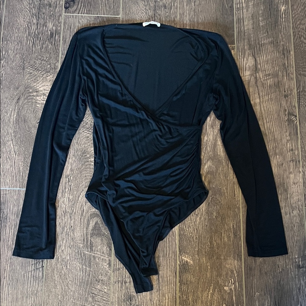 Black Long Sleeve Bodysuit
